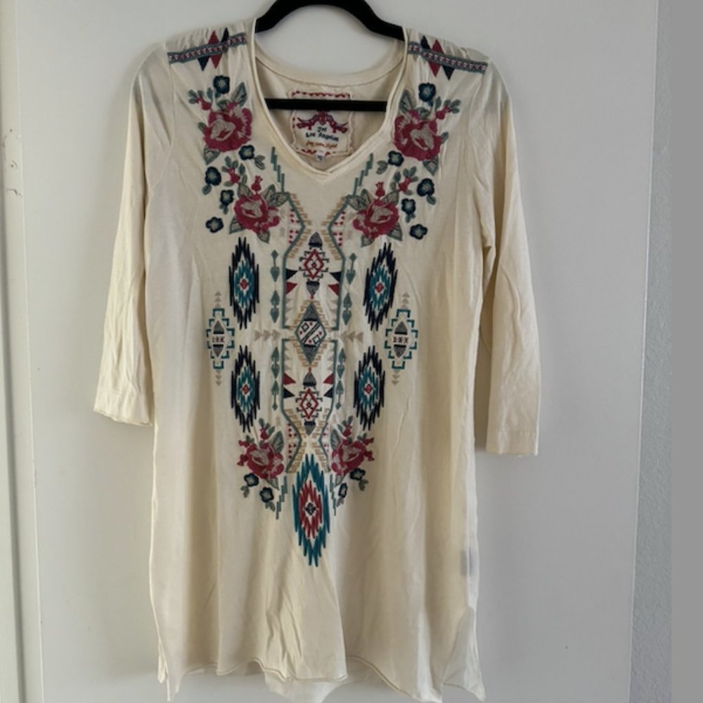NWT Johnny Was Embroidered Top